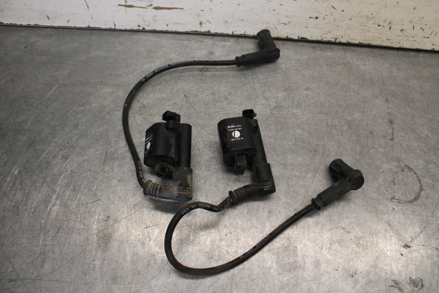 06-07 DUCATI MONSTER 695 IGNITION COILS COIL SPARK PLUG CAPS BB674