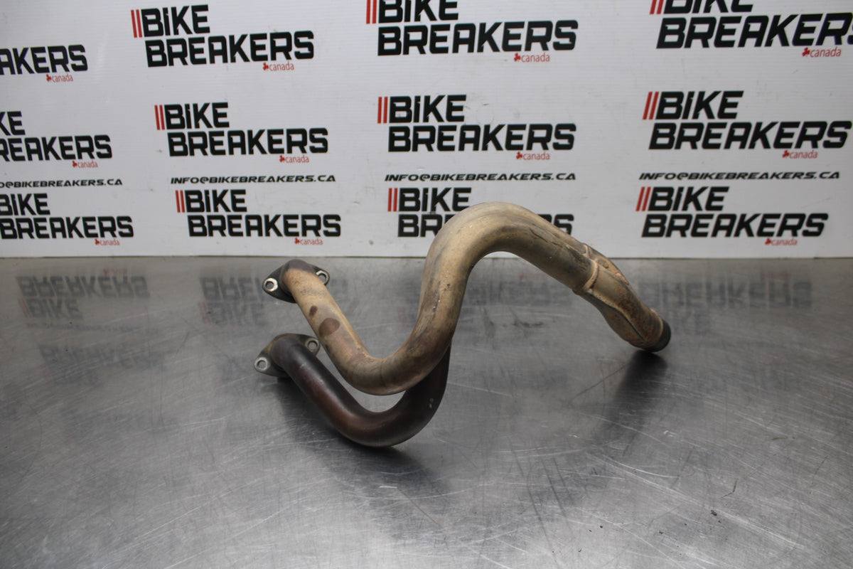 08 KAWASAKI NINJA 650 EX650 EXHAUST HEADER PIPES MANIFOLD BB797