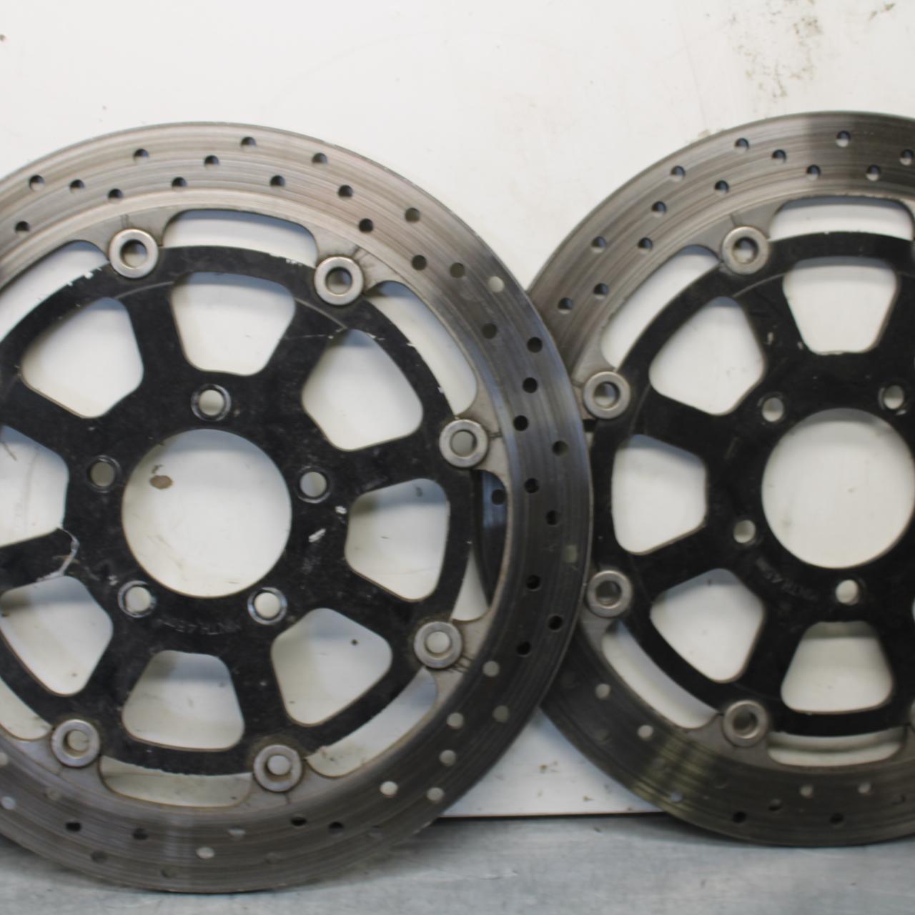 01-03 SUZUKI GSXR600 FRONT LEFT RIGHT BRAKE ROTORS DISCS BB633