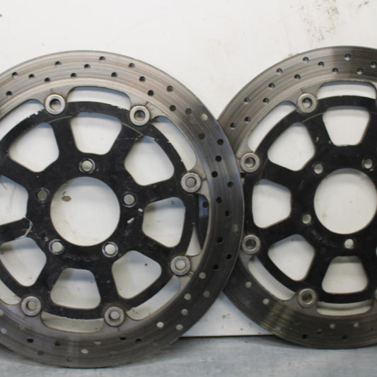 01-03 SUZUKI GSXR600 FRONT LEFT RIGHT BRAKE ROTORS DISCS BB633