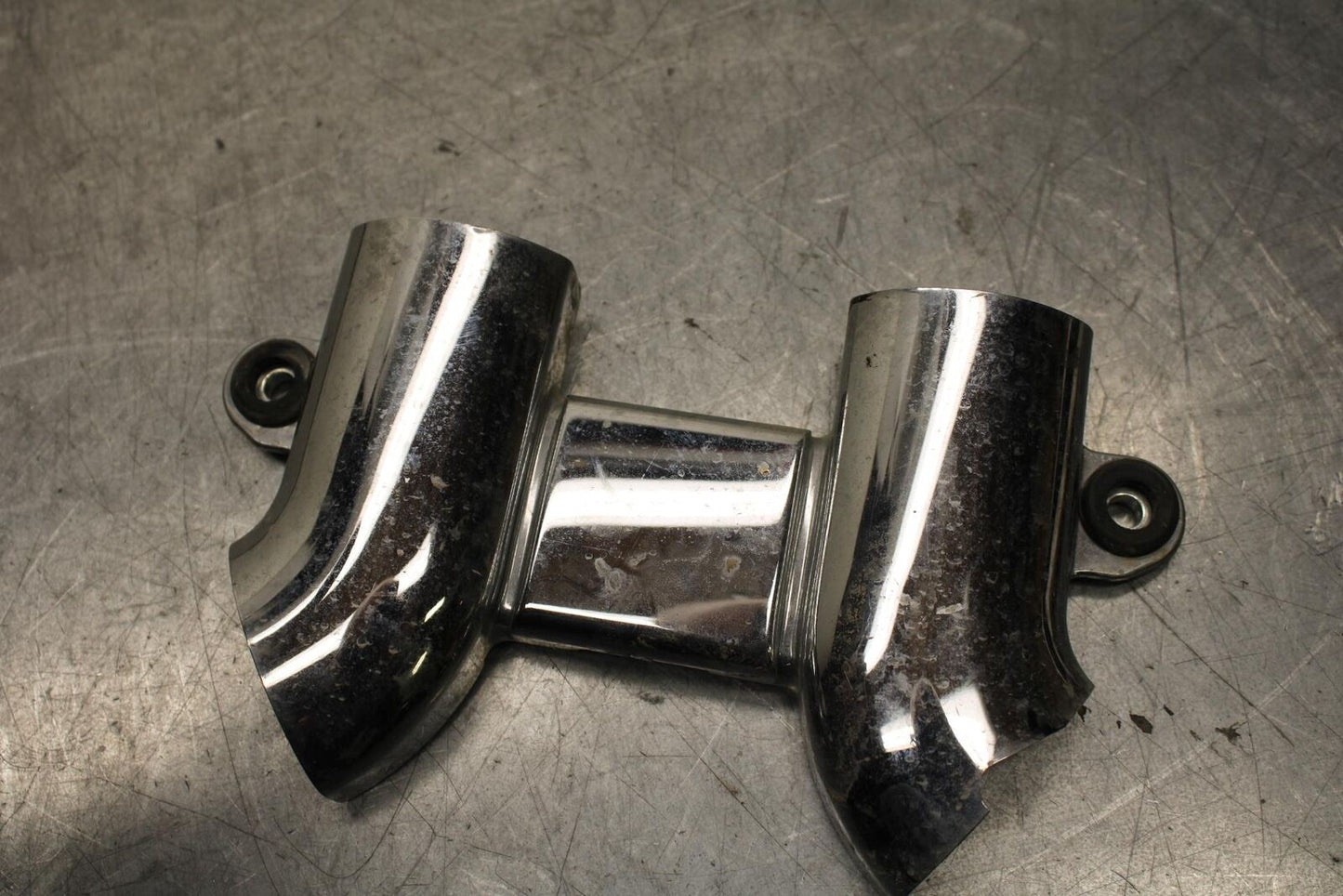 93-07 YAMAHA VMAX 1200 PAIR LEFT RIGHT CHROME CARBURETOR COVERS BB634
