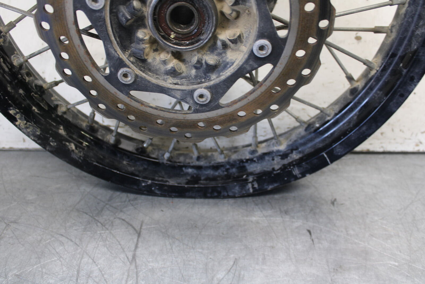 08-18 KAWASAKI KLR650 REAR WHEEL BACK RIM BB707