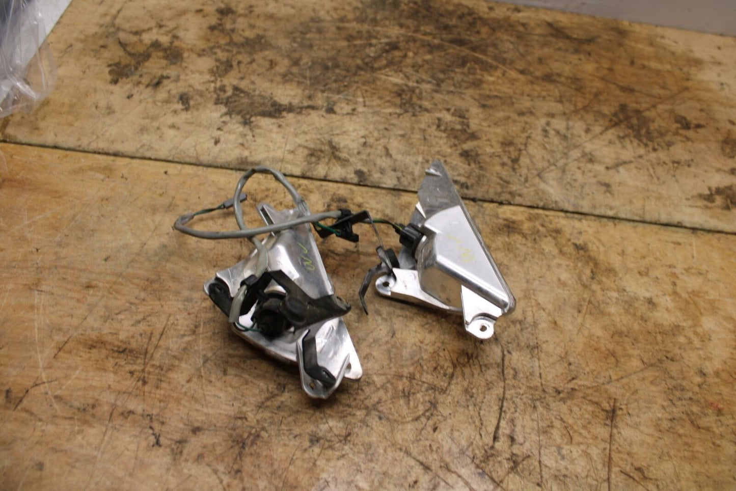 13-18 KAWASAKI NINJA ZX6R FRONT LEFT RIGHT TURN SIGNALS LIGHT INDICATORS BB349