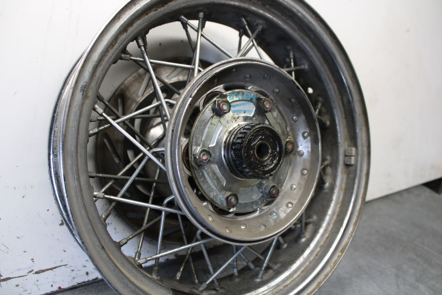 99-00 YAMAHA V STAR 1100 REAR WHEEL BACK RIM BB711