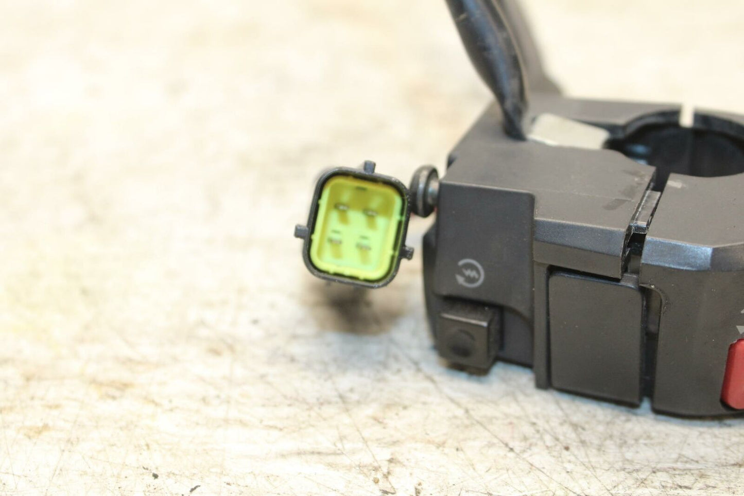 08-10 DUCATI 848 RIGHT CLIP ON HANDLE KILL OFF START SWITCH SWITCHES BB369