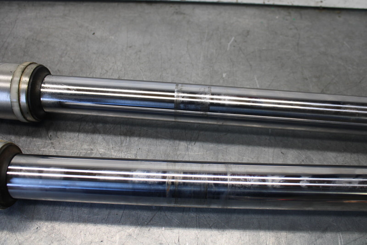 99-00 YAMAHA V STAR 1100 FRONT FORKS SHOCK SUSPENSION SET PAIR BB711