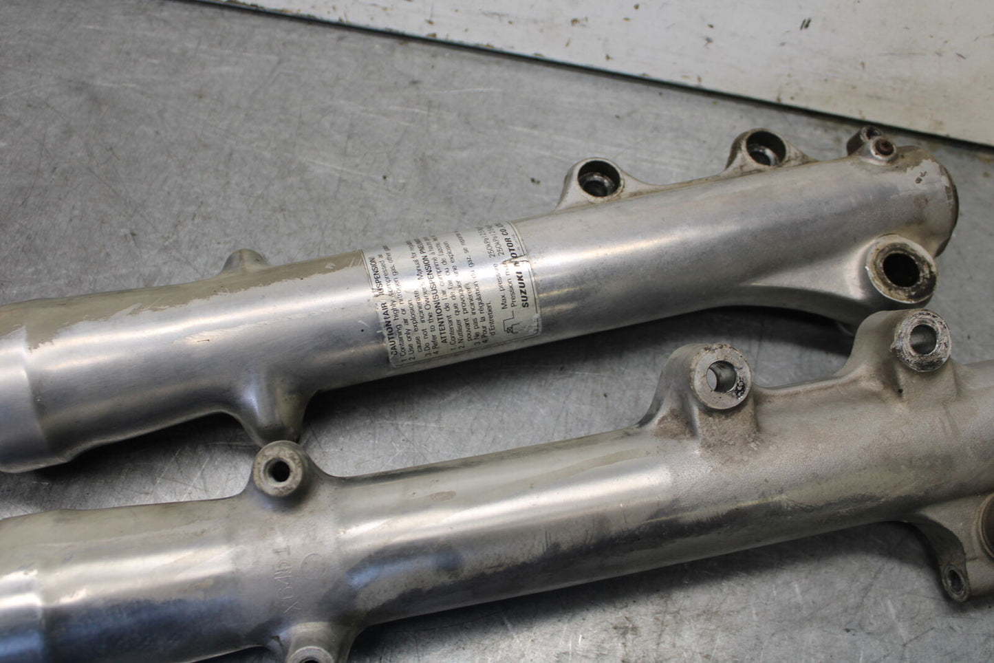 85-86 SUZUKI MADURA 1200 FRONT FORKS SHOCK SUSPENSION SET PAIR BB691