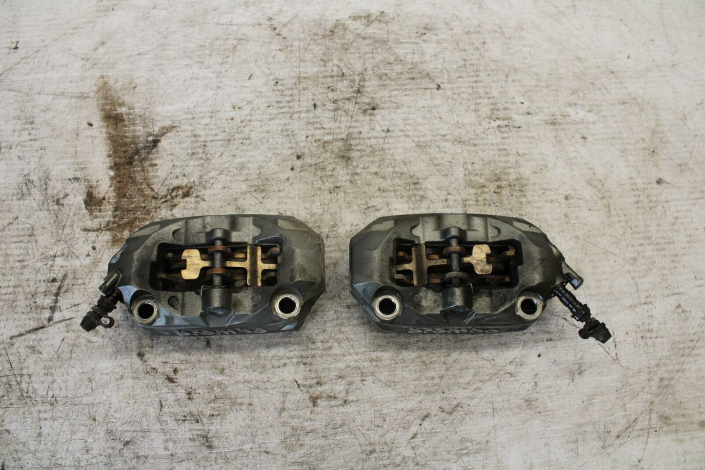 17-20 DUCATI MONSTER 797 BREMBO FRONT BRAKE CALIPER SET PAIR CALIPERS BB309