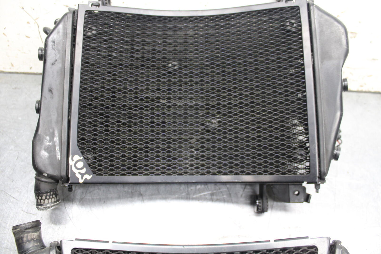 12-13 DUCATI STREETFIGHTER 848 ENGINE RADIATOR MOTOR COOLER SET PAIR BB705