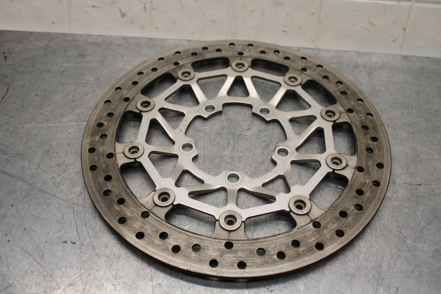 2009 Triumph Daytona 675 FRONT LEFT RIGHT BRAKE ROTORS DISCS T2021040 BB584