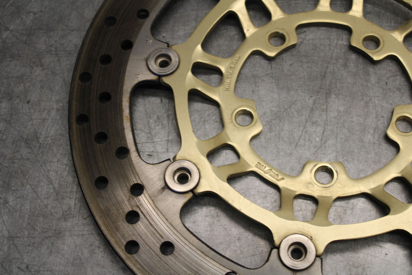 07-08 TRIUMPH DAYTONA 675 FRONT LEFT RIGHT BRAKE ROTORS DISCS BB685