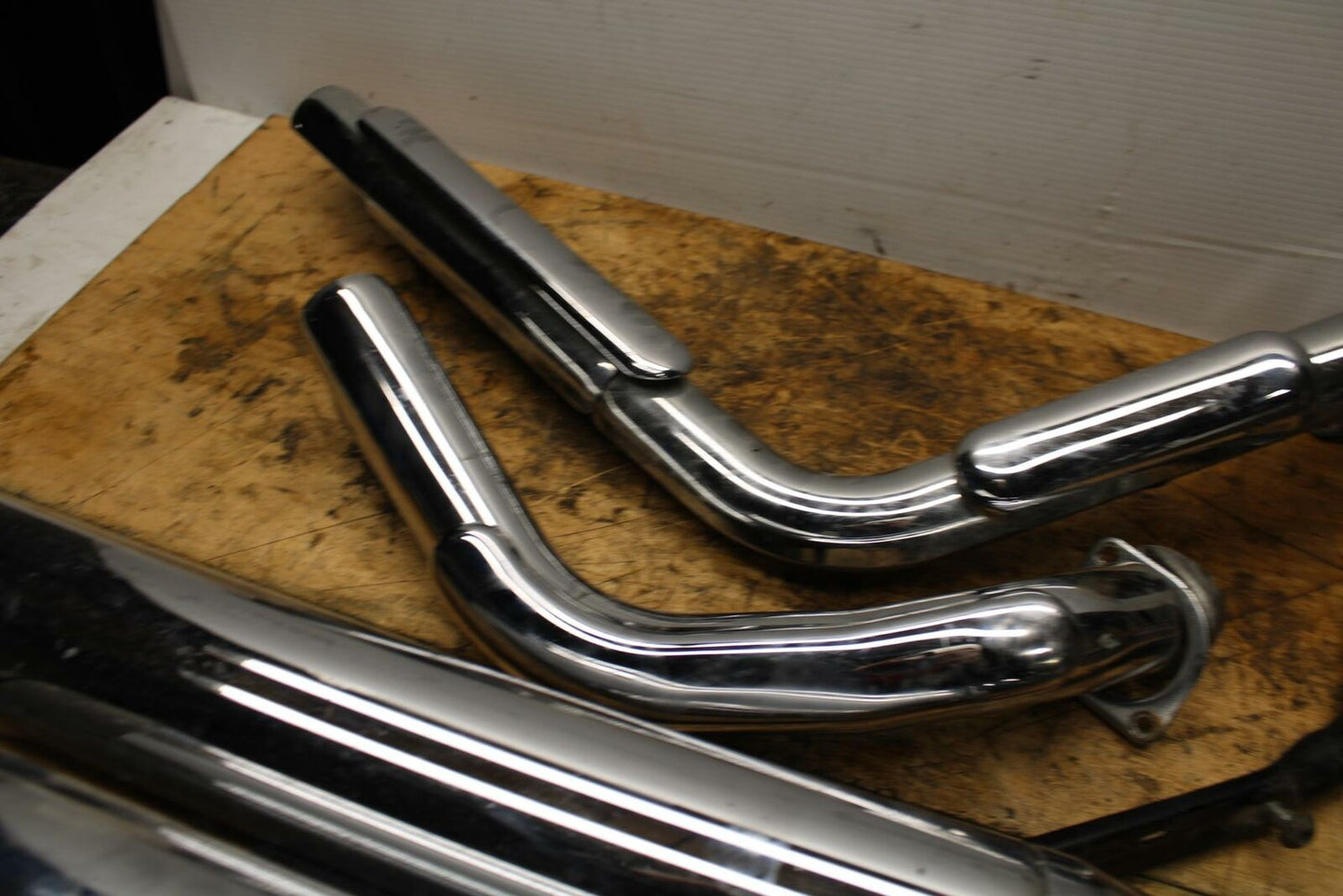 99-03 YAMAHA ROAD STAR XV1600A FULL MUFFLER EXHAUST SILENCER PIPE BB344