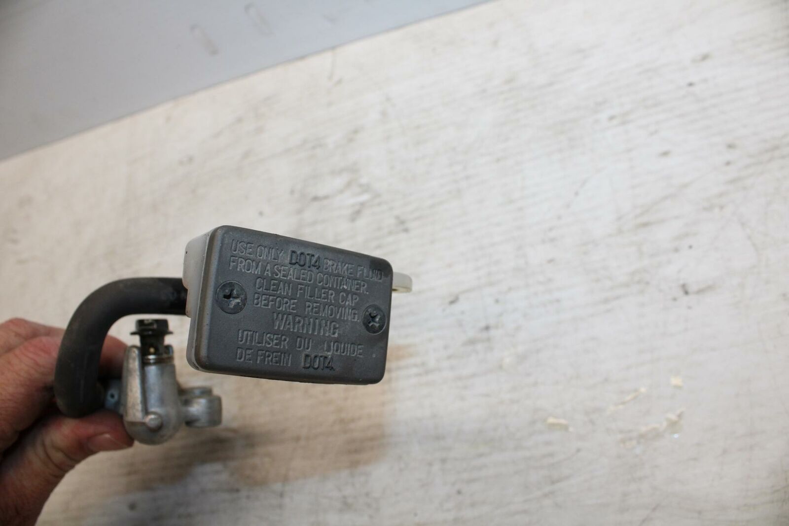 03-05 SUZUKI SV1000 REAR BACK BRAKE MASTER CYLINDER W RESERVOIR BB296