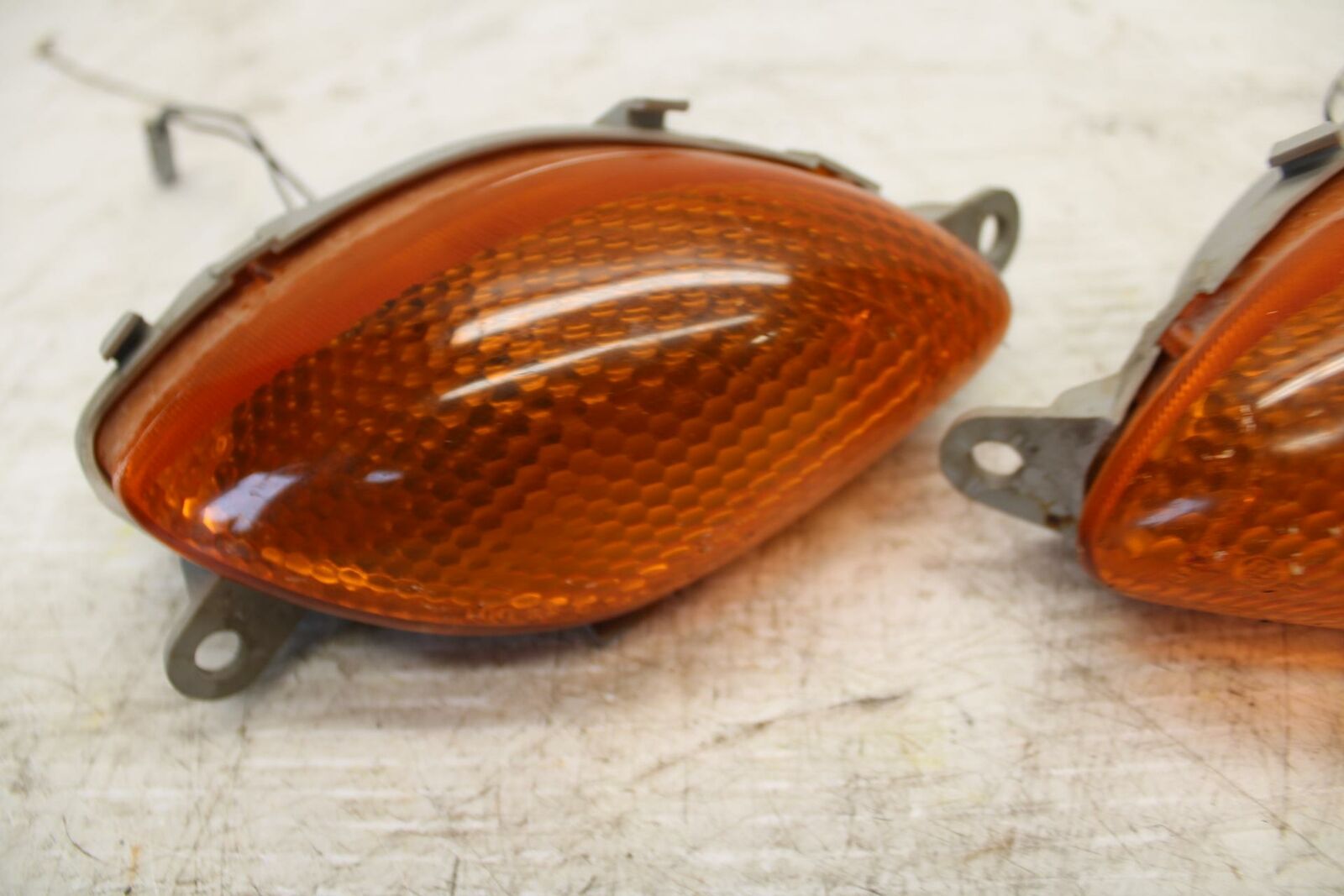 00-07 SUZUKI HAYABUSA FRONT LEFT RIGHT TURN SIGNALS LIGHT INDICATORS BB281