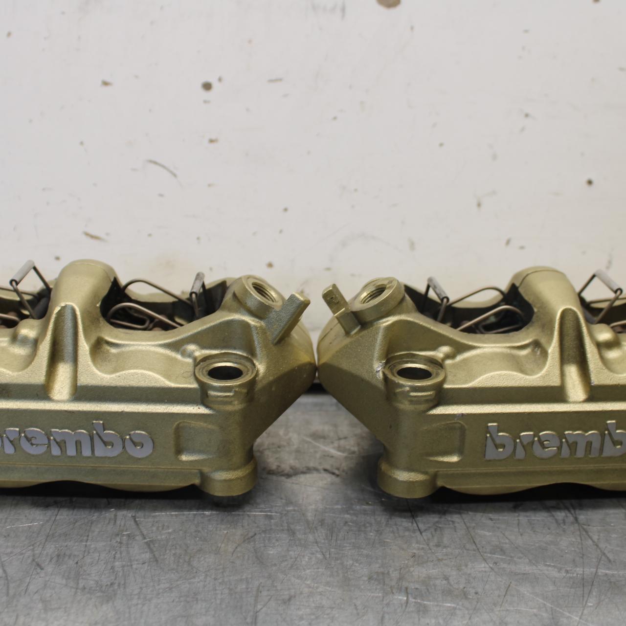 15-18 BMW S1000RR BREMBO RIGHT LEFT FRONT BRAKE CALIPER SET PAIR CALIPERS BB633