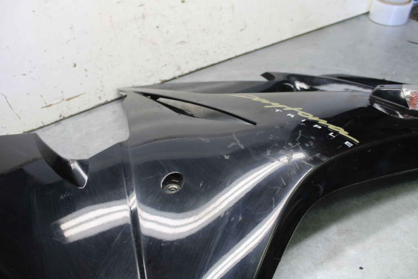 07-08 TRIUMPH DAYTONA 675 RIGHT LOWER MID UPPER SIDE FAIRING COWL BB685
