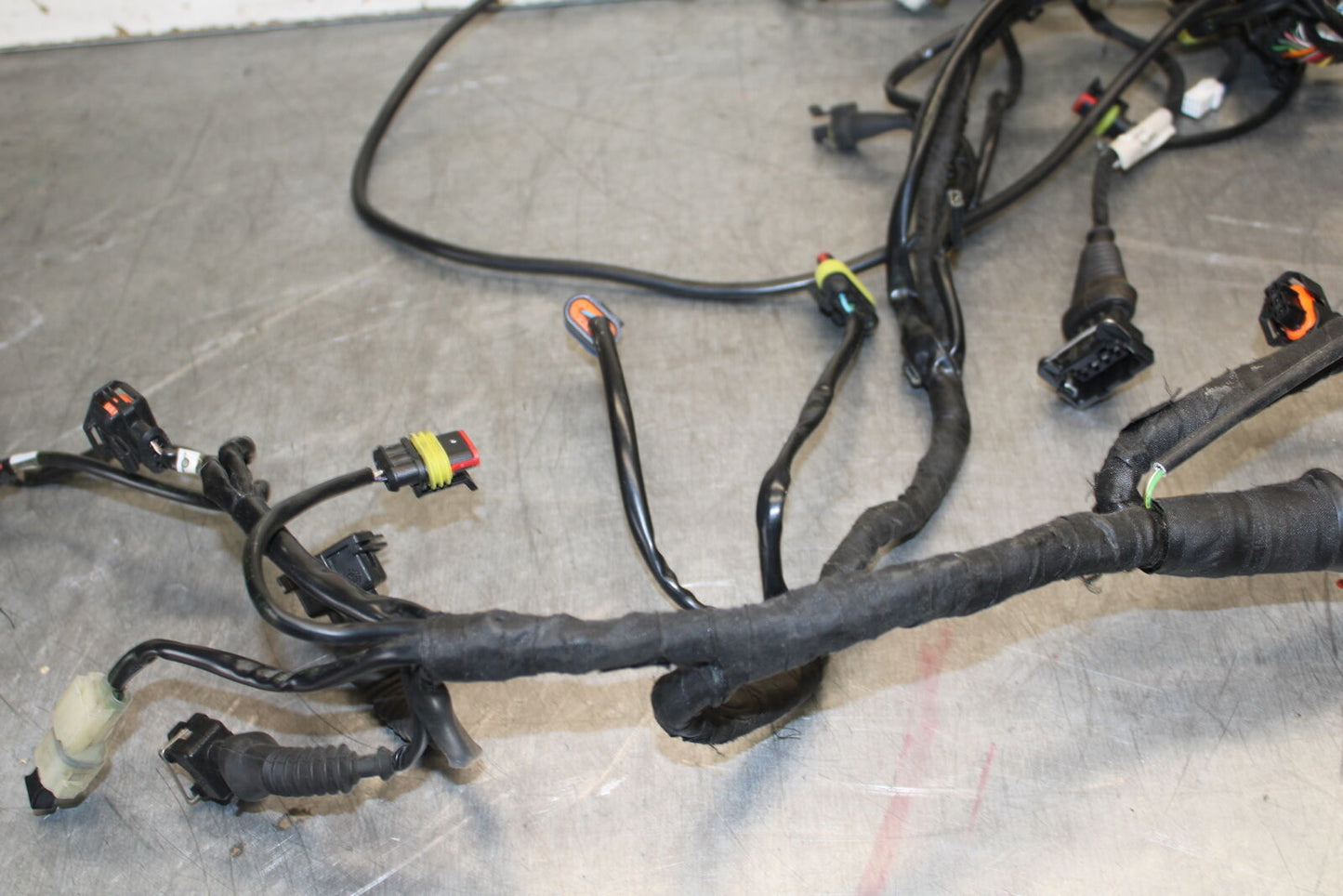 12-13 DUCATI STREETFIGHTER 848 MAIN ENGINE WIRING HARNESS MOTOR WIRE LOOM BB705