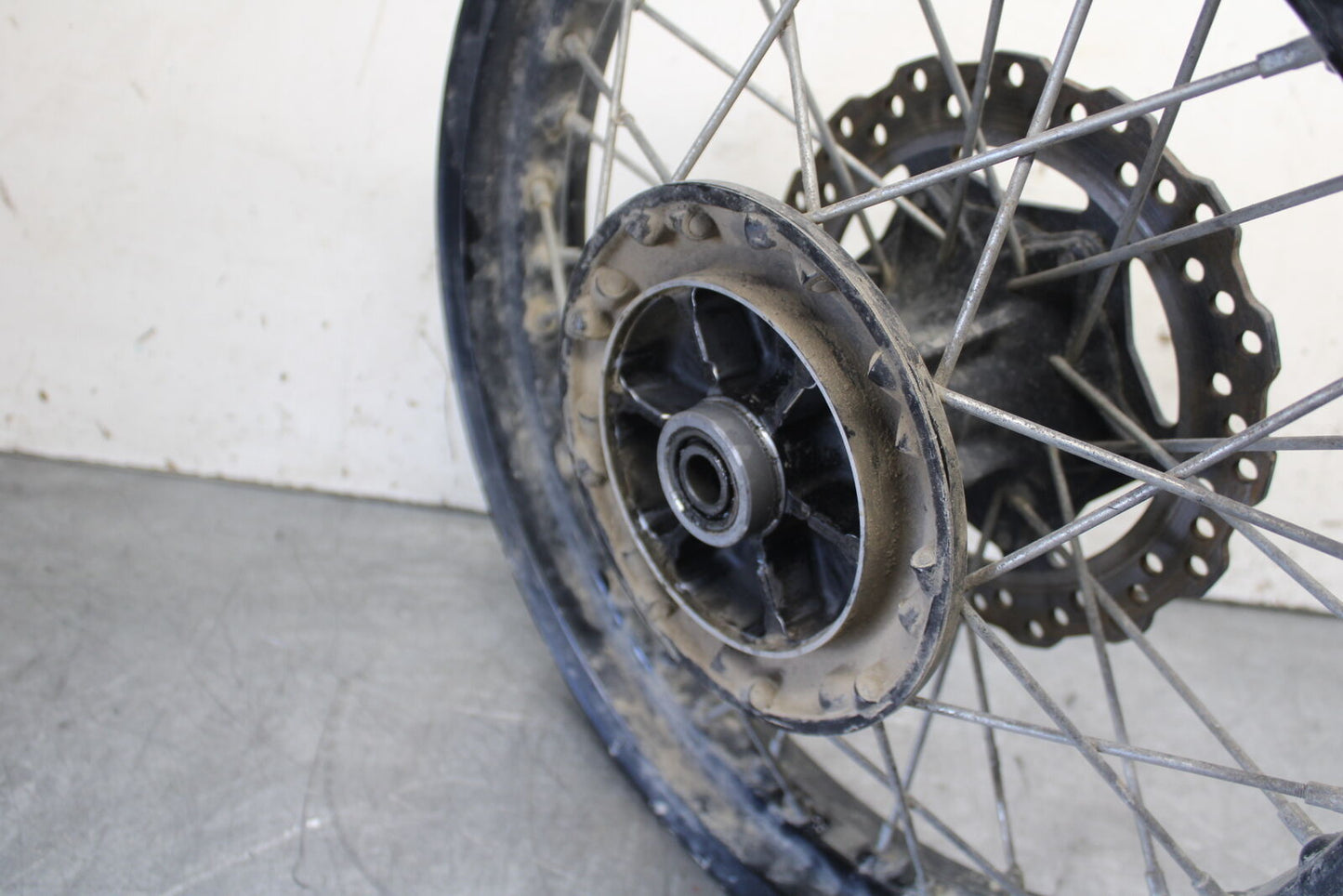 08-18 KAWASAKI KLR650 REAR WHEEL BACK RIM BB707