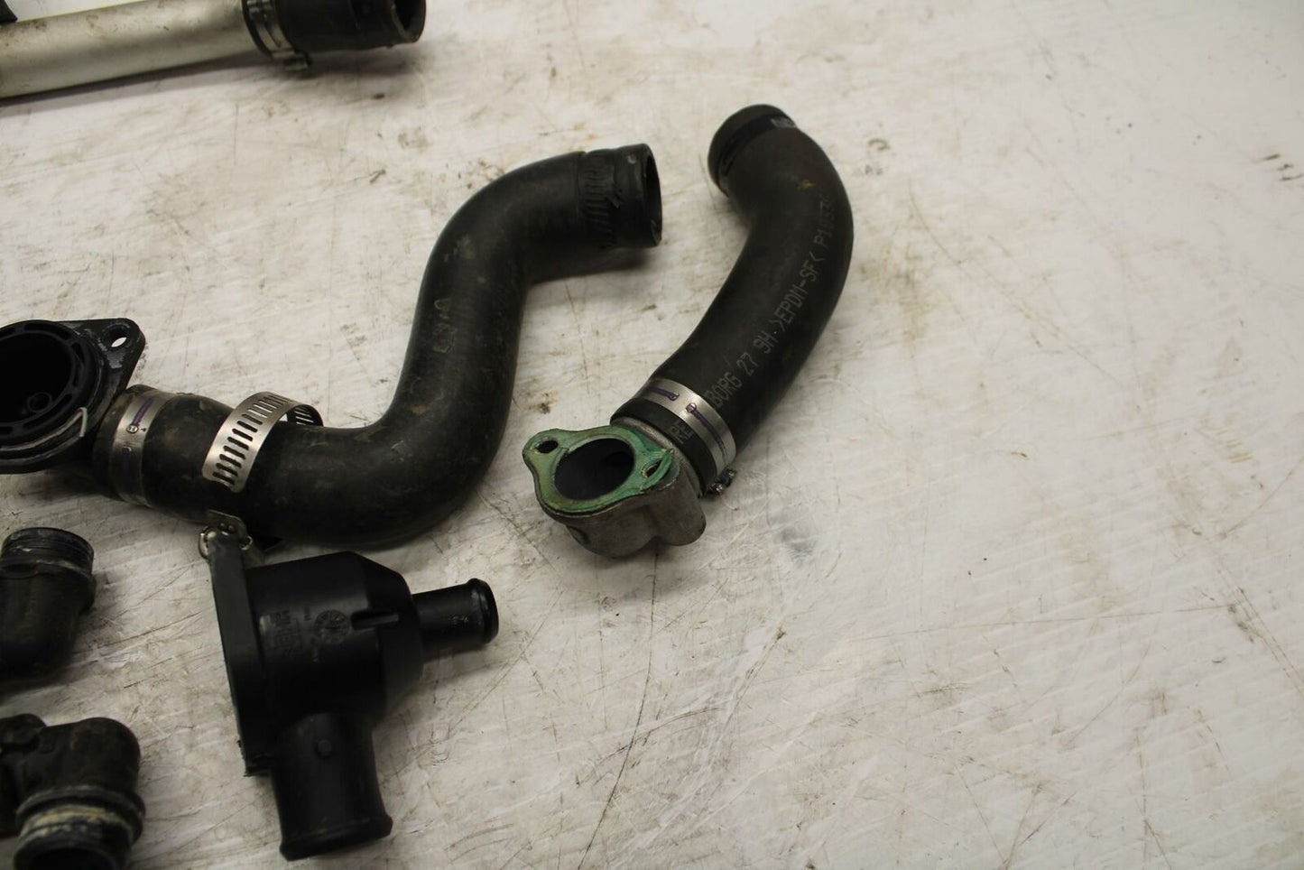 10-11 APRILIA RSV4 RADIATOR HOSES ENGINE COOLANT WATER PIPES HOSE BB268