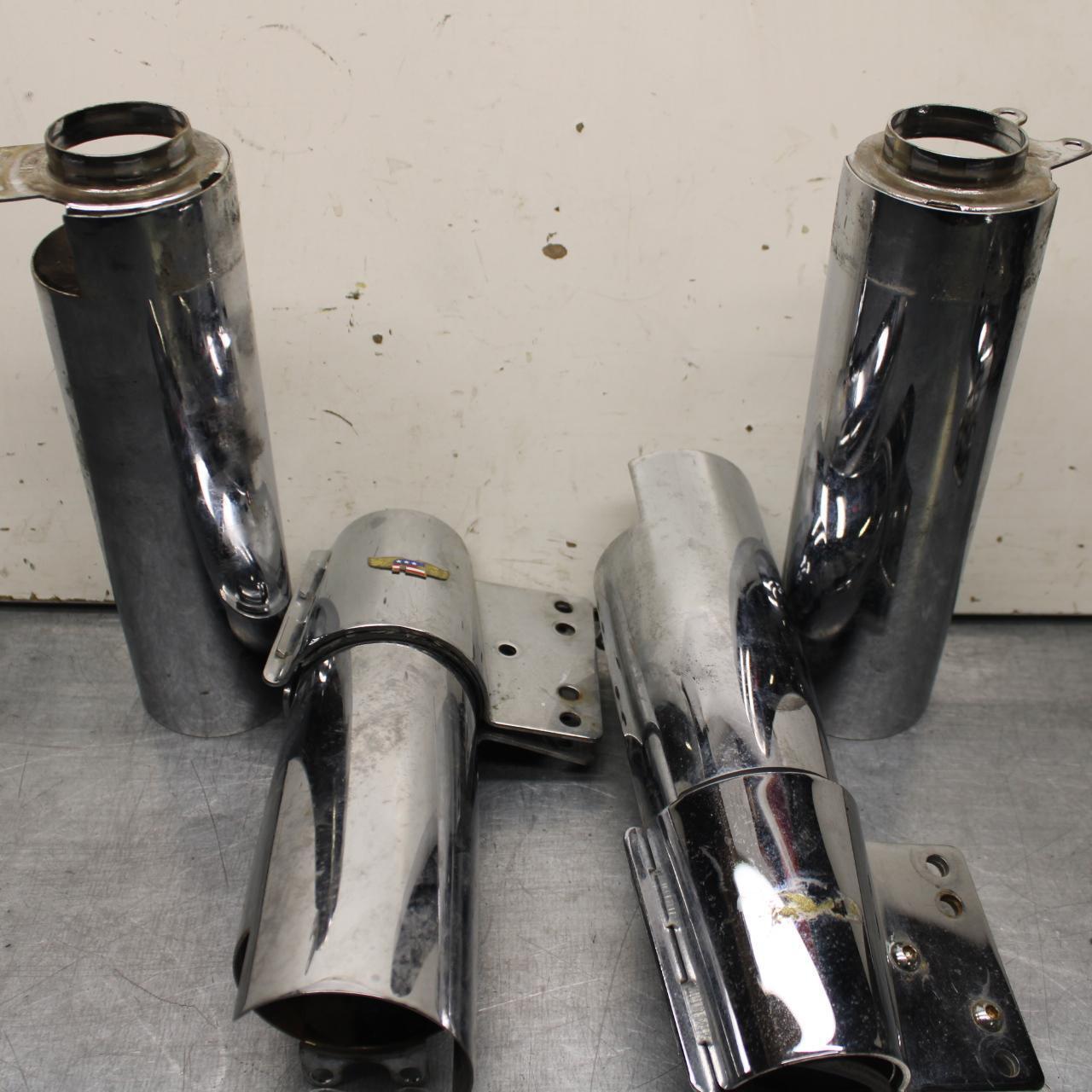 97-03 HONDA SHADOW ACE 750 FRONT FORK UPPER/LOWER COVERS BOTTOM GUARDS BB618