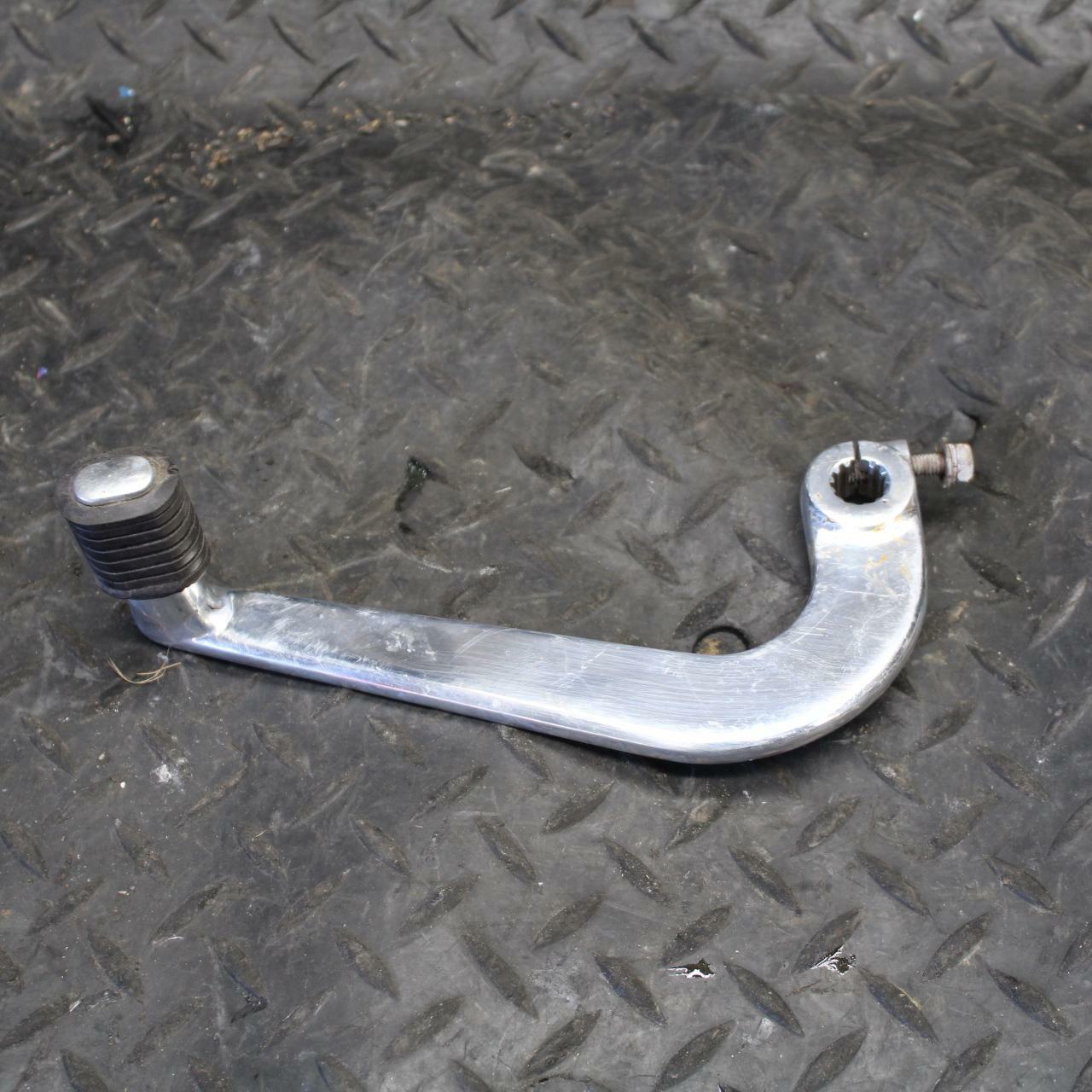 86 SUZUKI GSXR1100 G POLISHED RIGHT REARSET BRAKE FOOT PEDAL BB227