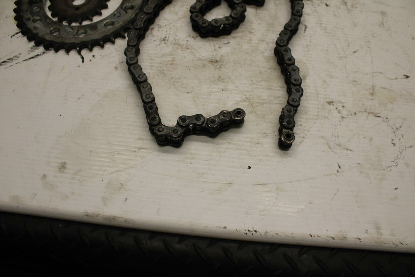 00-07 SUZUKI HAYABUSA FRONT REAR BACK SPROCKET W CHAIN  BB281