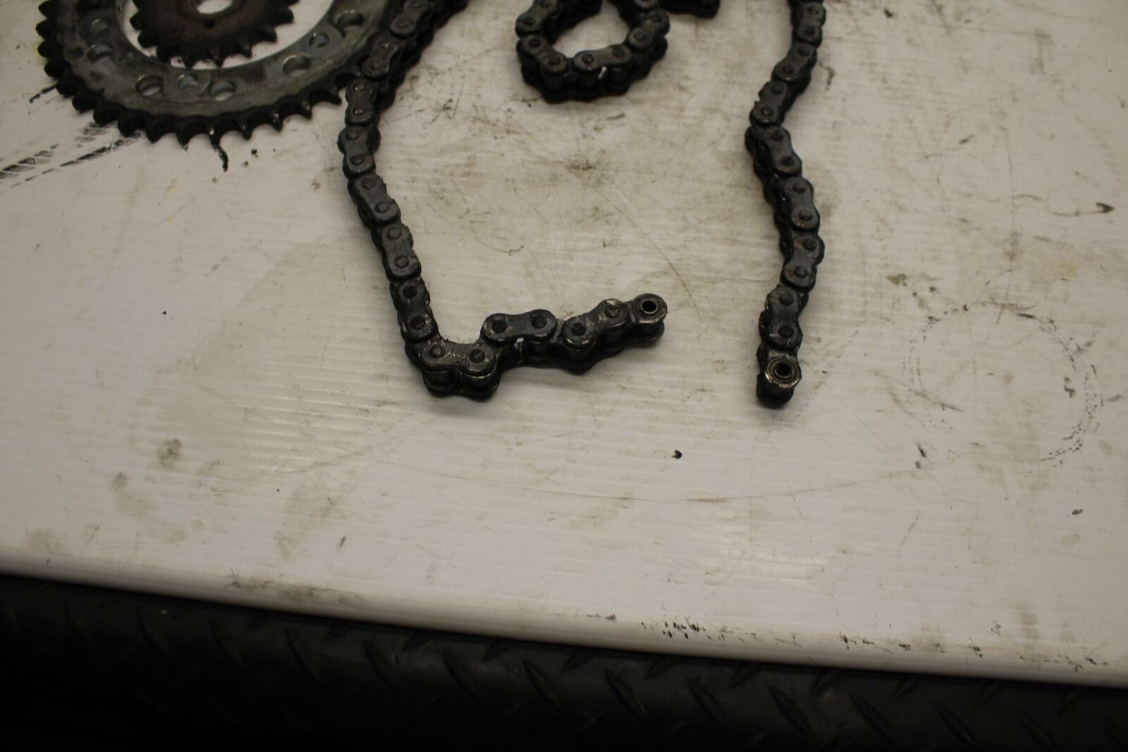 00-07 SUZUKI HAYABUSA FRONT REAR BACK SPROCKET W CHAIN  BB281