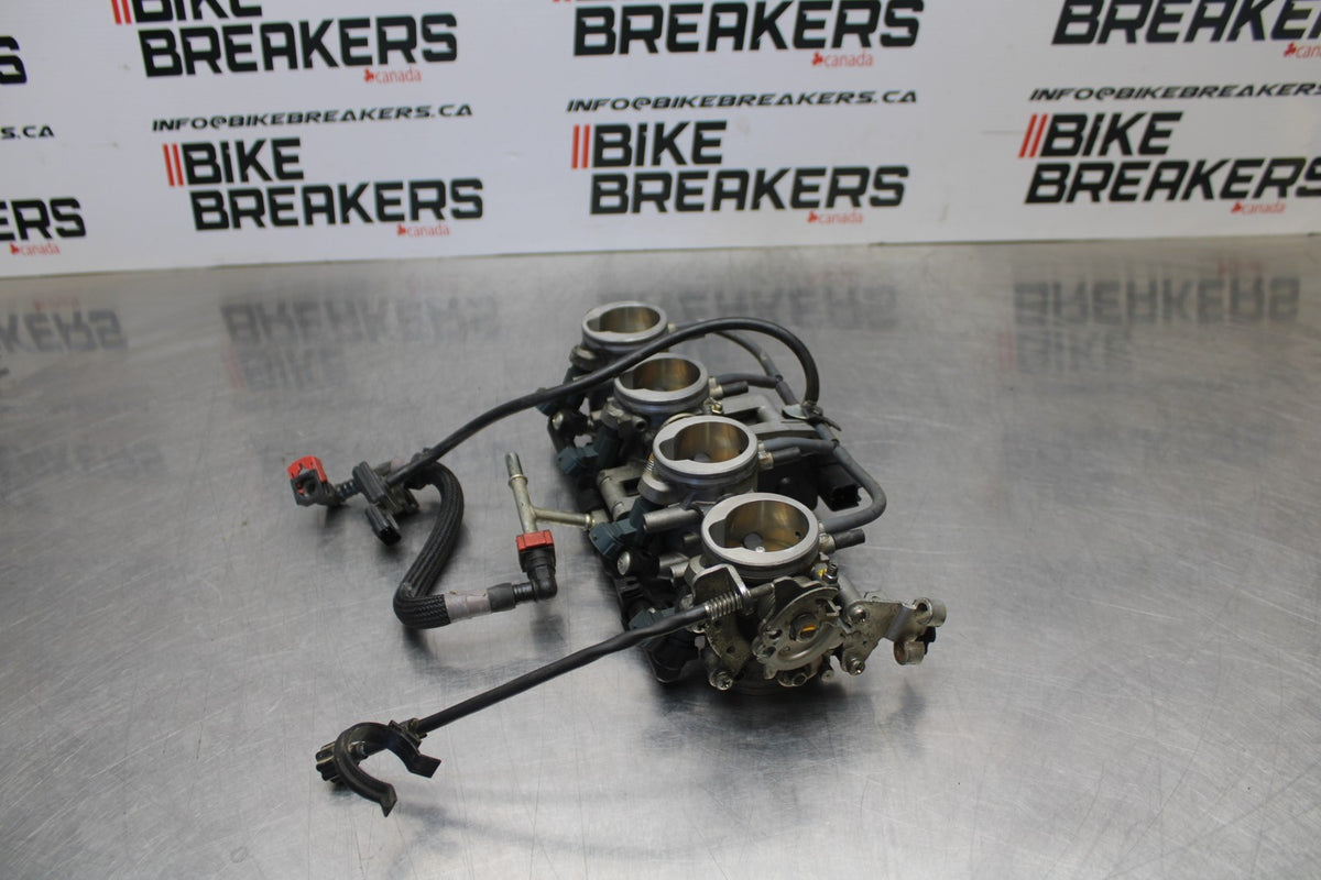 07-08 KAWASAKI NINJA ZX6R MAIN FUEL INJECTORS / THROTTLE BODIES BB203