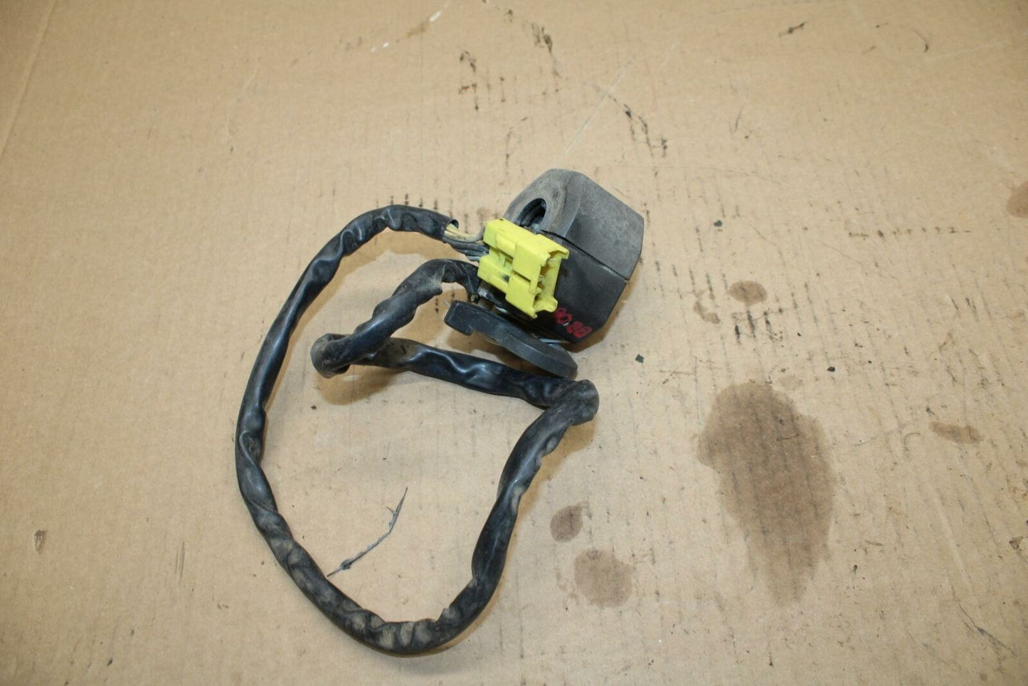93-96 SUZUKI GSXR750W LEFT CLIP ON HANDLE HORN SIGNALS SWITCH BB266b