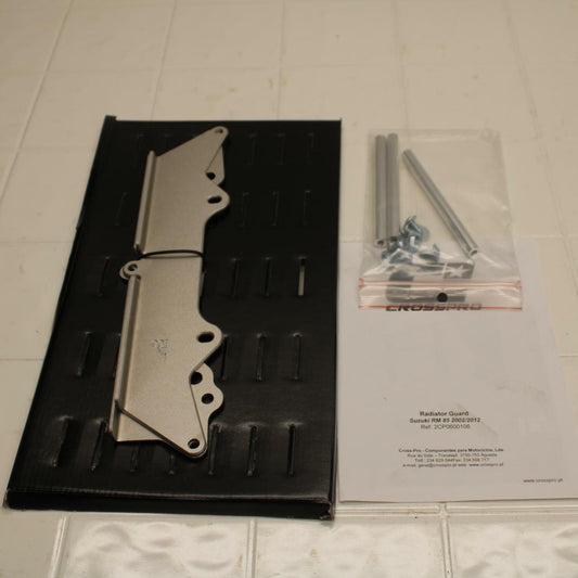 02-12 SUZUKI RM85 CROSSPRO RADIATOR GUARD SHIELD