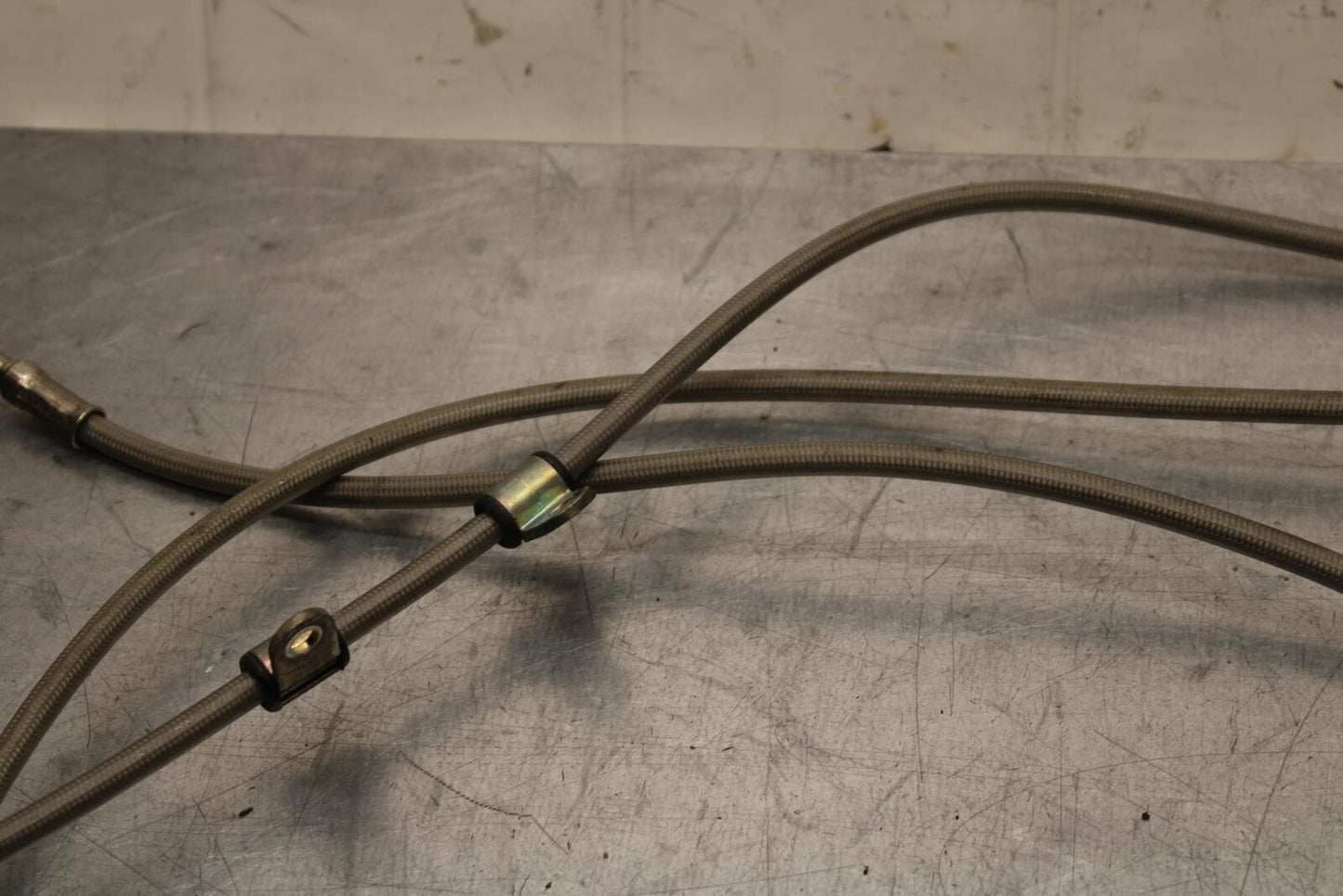 2012 Triumph Daytona 675R FRONT AND REAR SET BRAKE HOSES LINES BB589