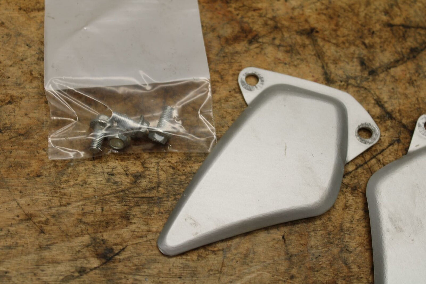 04-07 DUCATI ST3 LEFT & RIGHT REARSET REAR SET HEEL GUARD COVER BB347