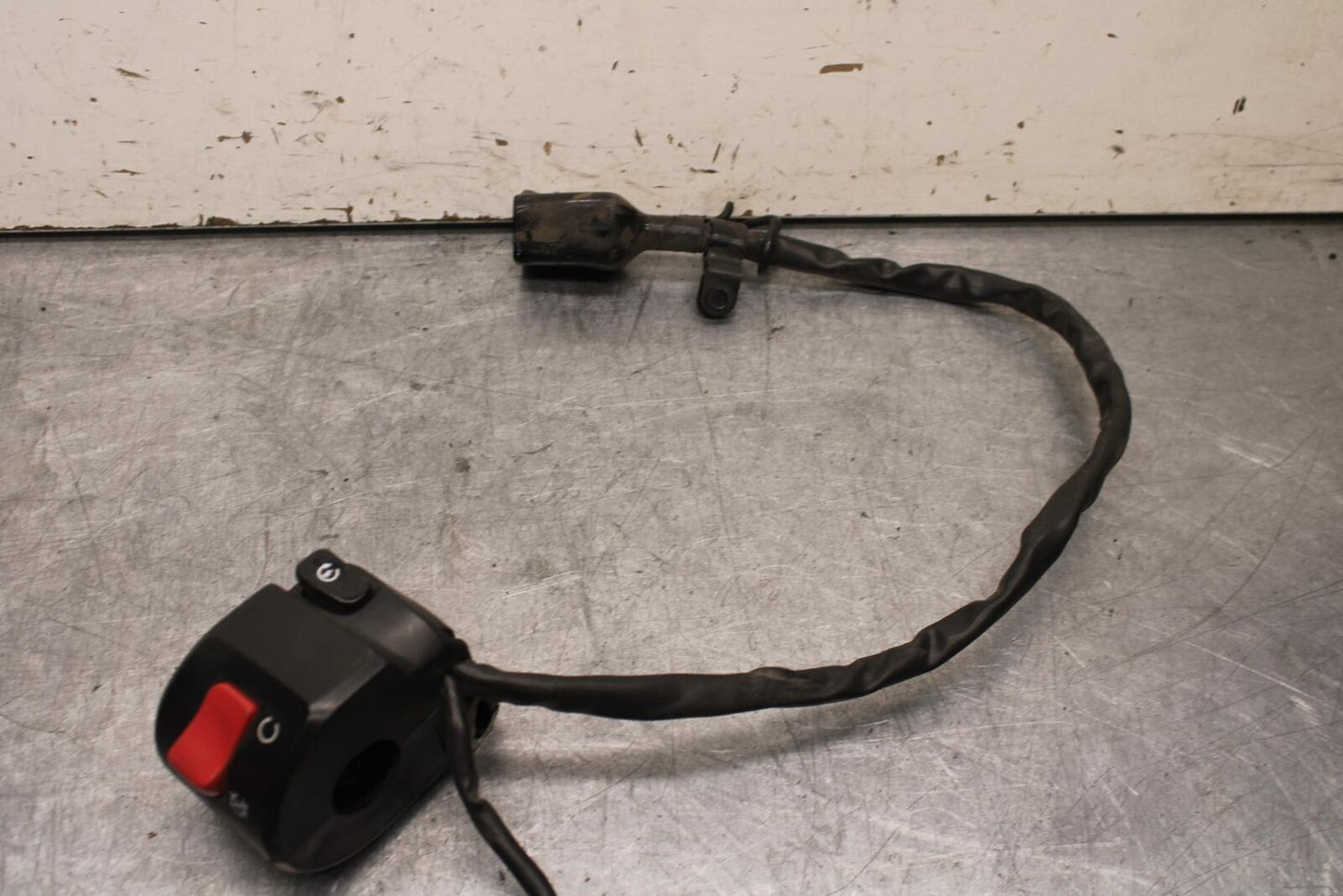 15-16 KAWASAKI EX300 RIGHT CLIP ON HANDLE KILL OFF START SWITCH BB635