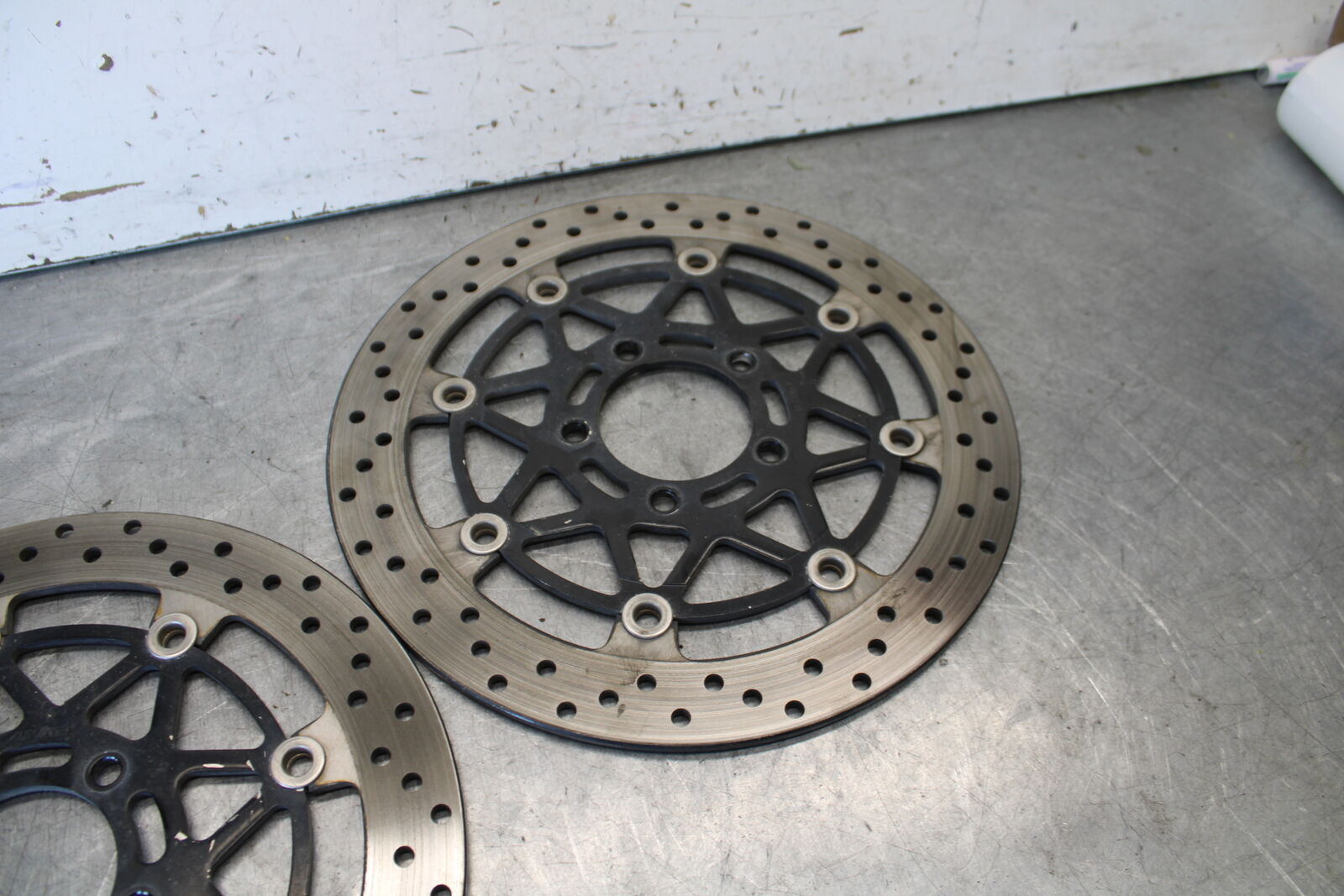 03-07 SUZUKI SV1000S FRONT LEFT RIGHT BRAKE ROTORS DISCS BB657