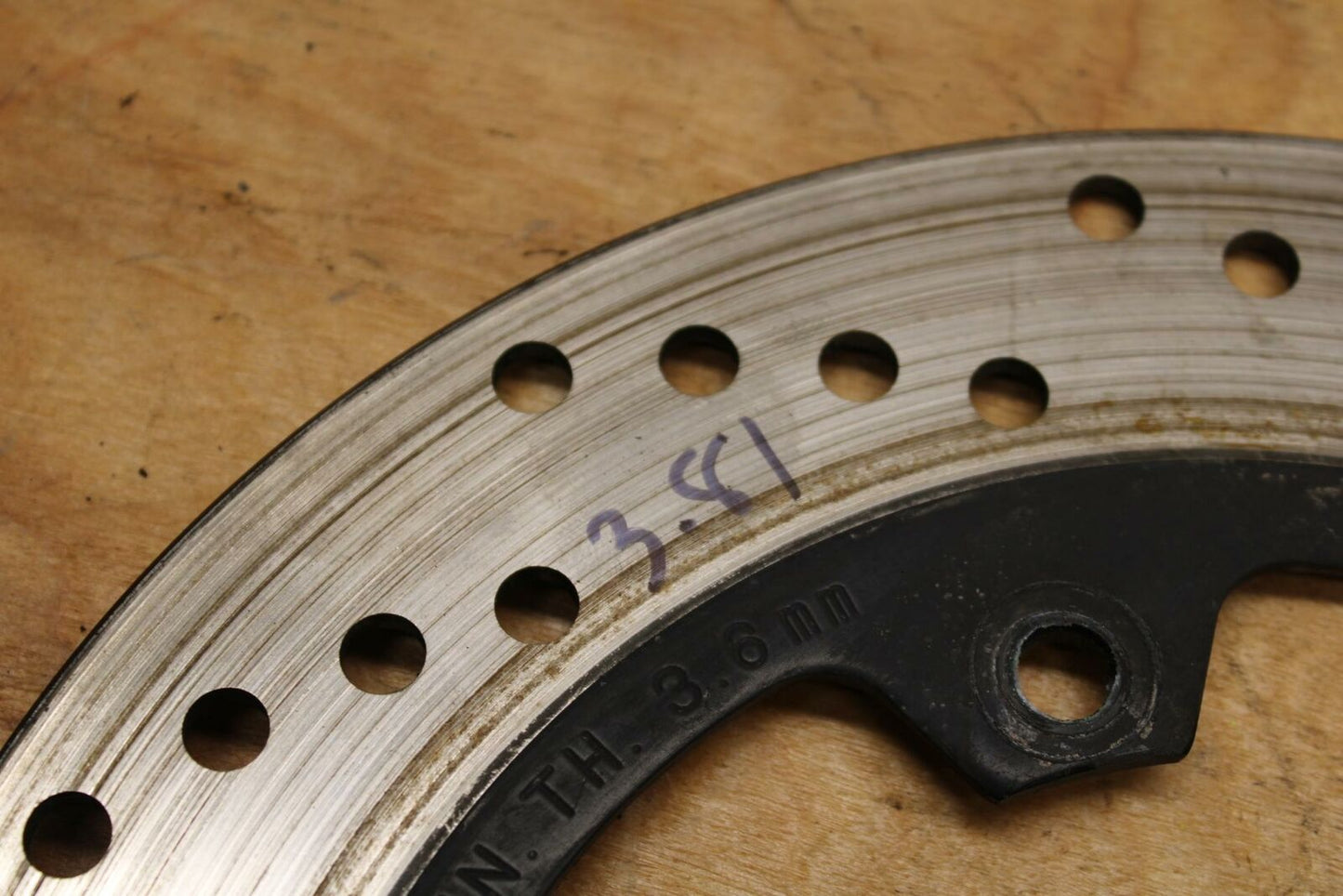 08-14 DUCATI MONSTER 696 REAR ROTOR BACK BRAKE DISC BB324