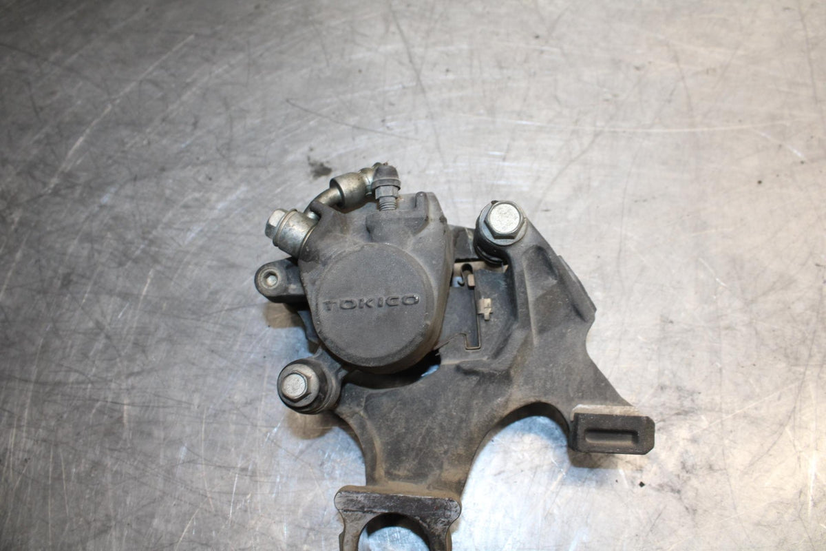 08-10 SUZUKI GSXR750 REAR BACK BRAKE CALIPER W MOUNT BRACKET bb476