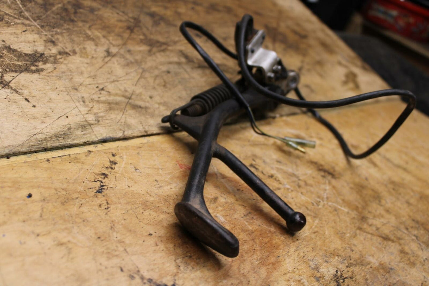 91-93 YAMAHA FZR1000 KICKSTAND SIDE KICK STAND W SENSOR BB339
