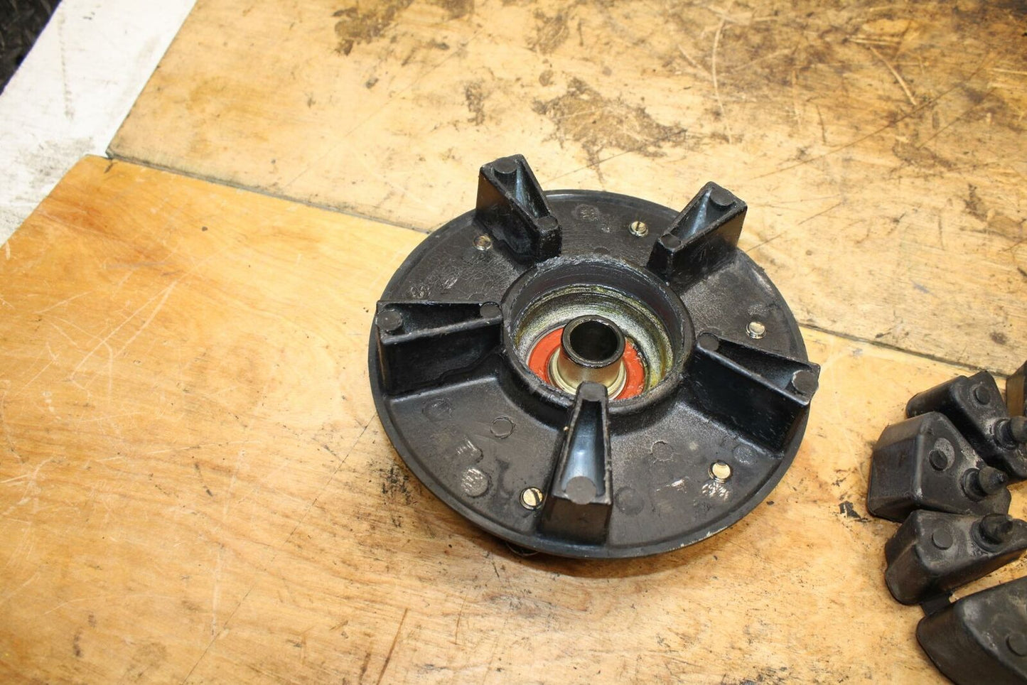 91-93 YAMAHA FZR1000 REAR HUB W? SHOCK DAMPERS CUSH ABSORBERS BB339
