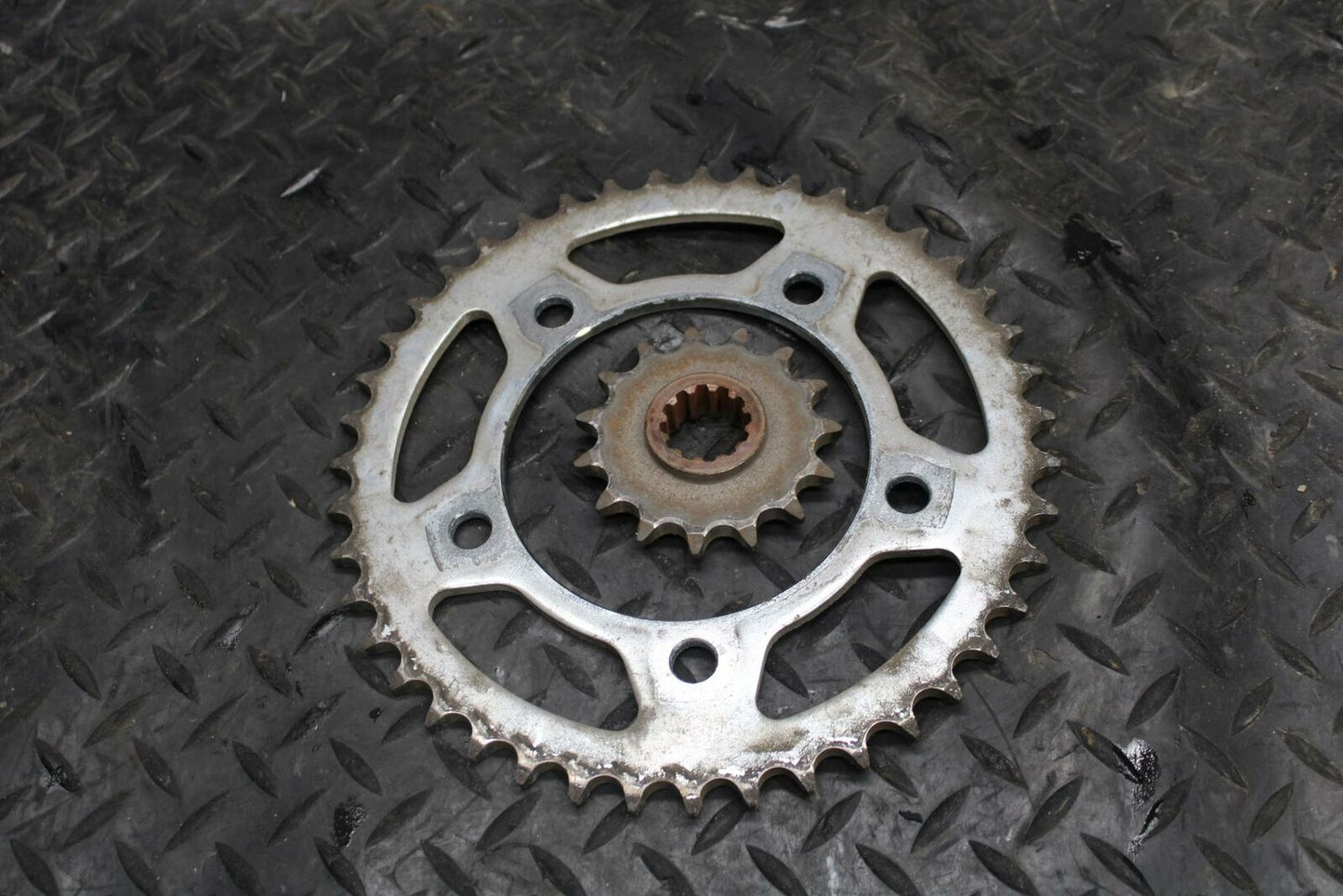 98 HONDA CBR600F3 REAR BACK FRONT SPROCKET SET BB201