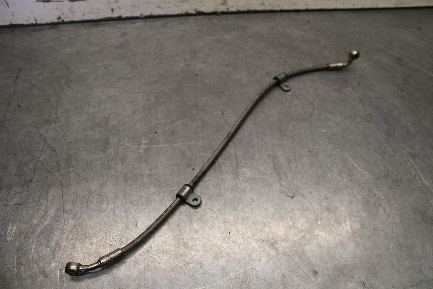 07-08 TRIUMPH DAYTONA 675 BRAIDED REAR BACK BRAKE HOSE FLUID LINE BB685
