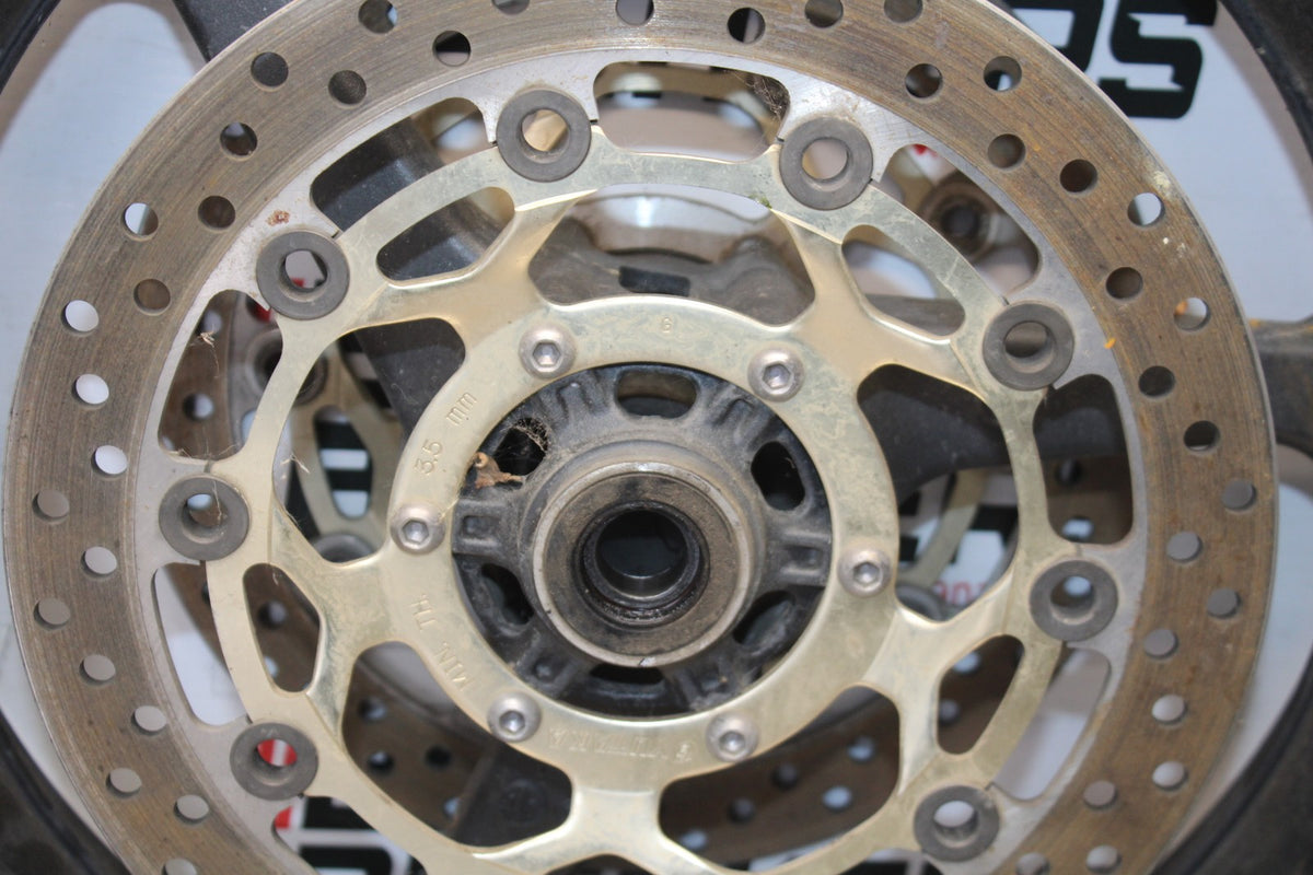 05-06 HONDA CBR600RR FRONT WHEEL FRONT RIM & ROTORS BB893