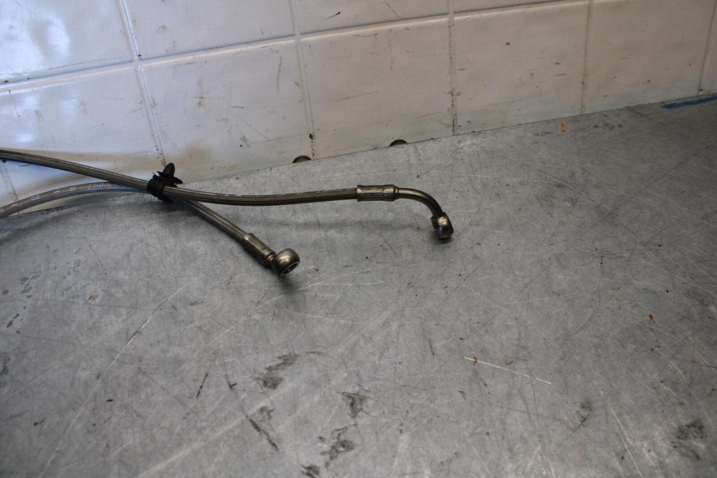 2006 Triumph Daytona 675 Triple BRAIDED FRONT BRAKE CALIPER HOSES LINES BB434
