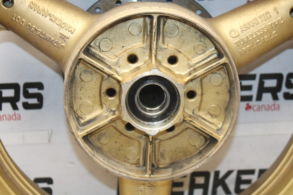 97-00 SUZUKI GSXR600 SRAD REAR WHEEL BACK RIM & ROTOR BB921
