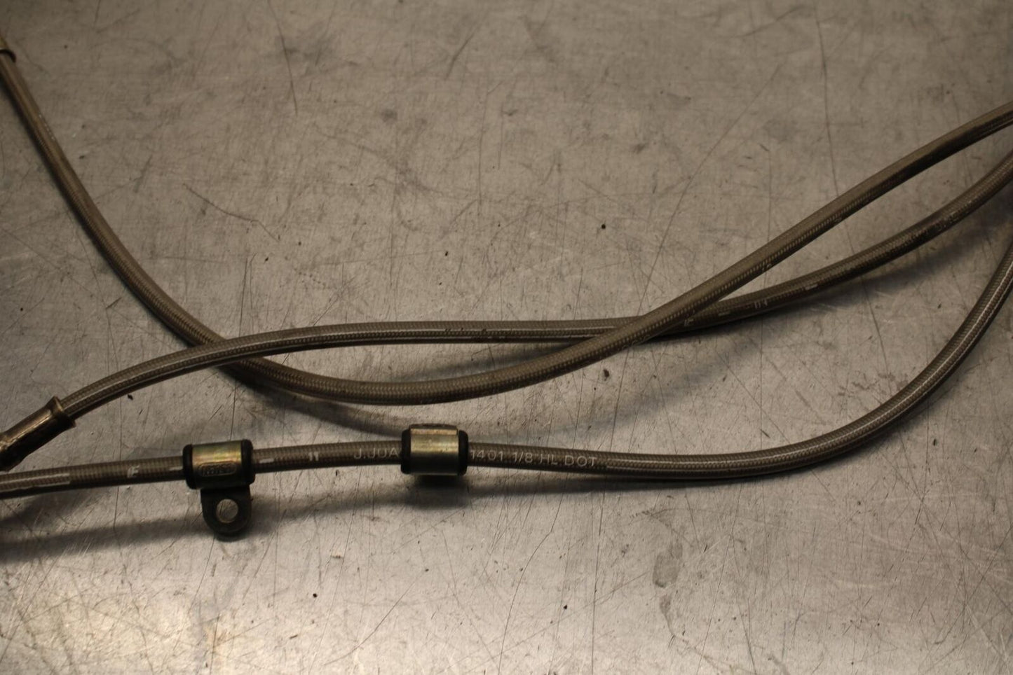 2012 Triumph Daytona 675R FRONT AND REAR SET BRAKE HOSES LINES BB589
