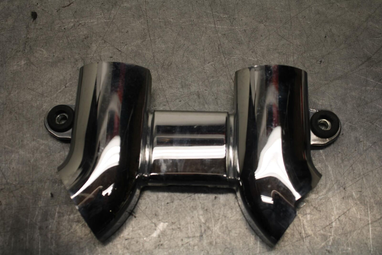 93-07 YAMAHA VMAX 1200 PAIR LEFT RIGHT CHROME CARBURETOR COVERS BB634