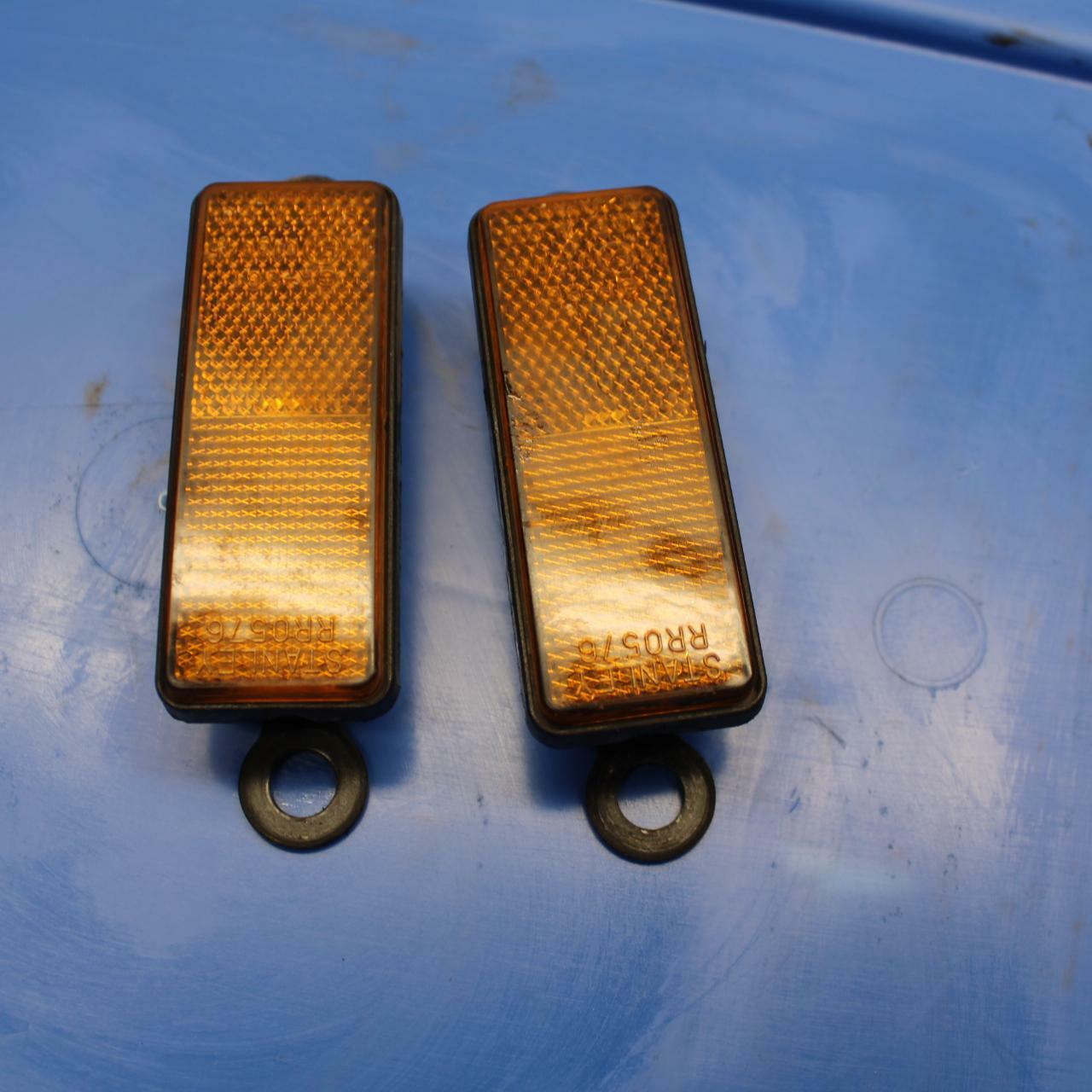 99 YAMAHA YZF R6 FRONT REFLECTORS REFLECTOR SET PAIR BB246