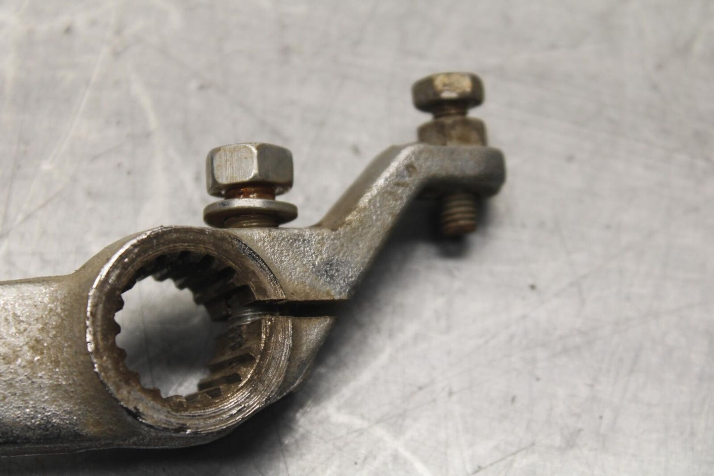 80-83 SUZUKI GS750E RIGHT REARSET BRAKE FOOT PEDAL BB82