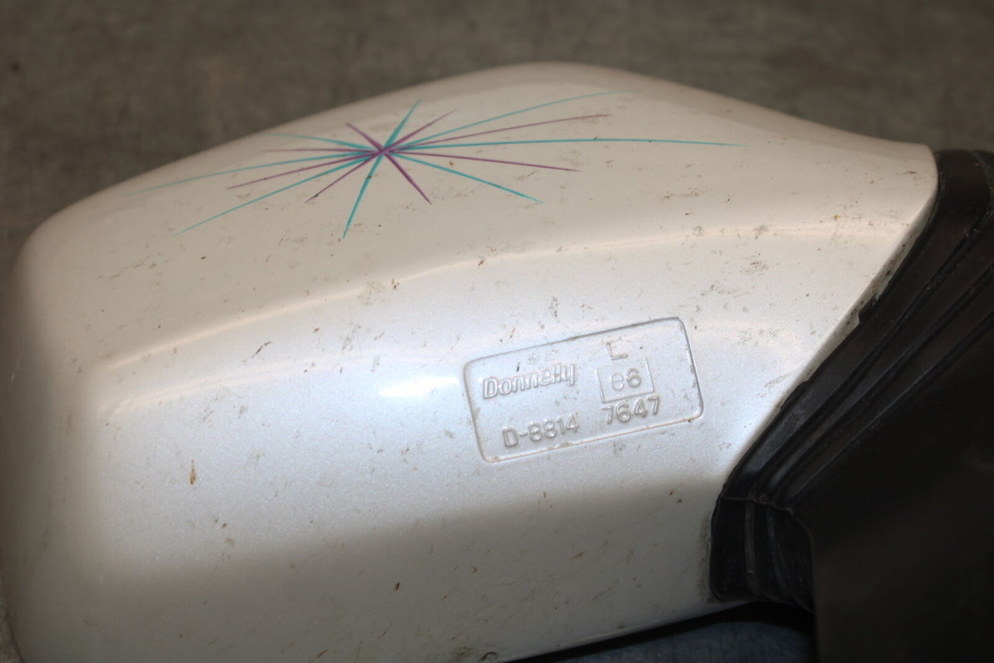 93-00 HONDA GOLDWING 1500 GL1500SE RIGHT SIDE REAR VIEW MIRROR BB700