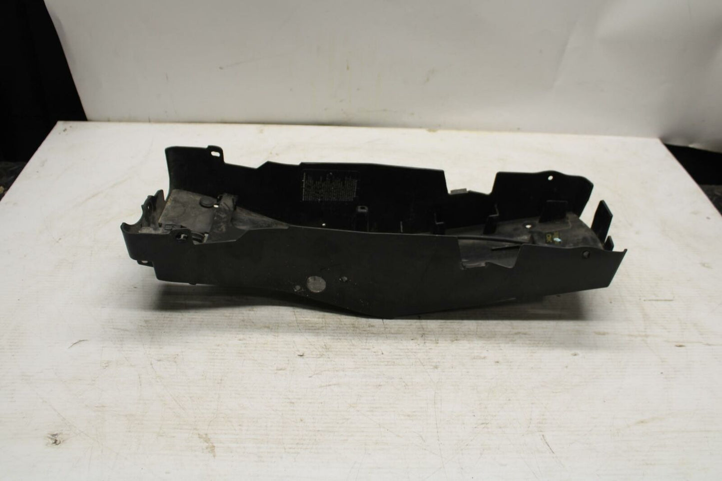 08-11 TRIUMPH SPEED TRIPLE REAR BACK TAIL UNDERTAIL BATTERY TRAY PLASTIC BB366