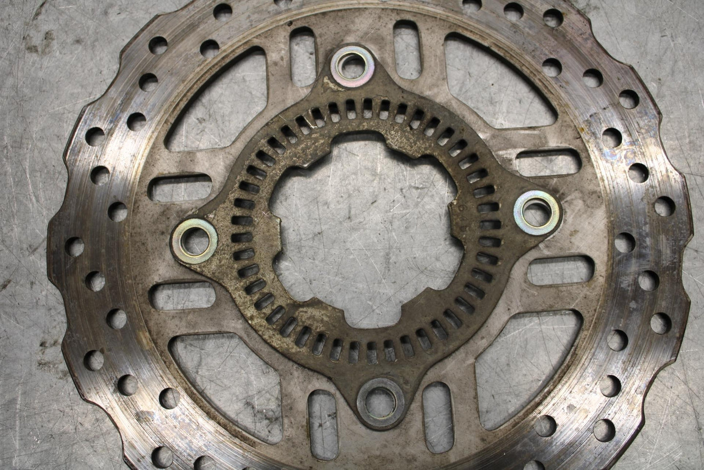 17 KAWASAKI Z900 ZR900 REAR ROTOR BACK BRAKE DISC ABS RING BB549